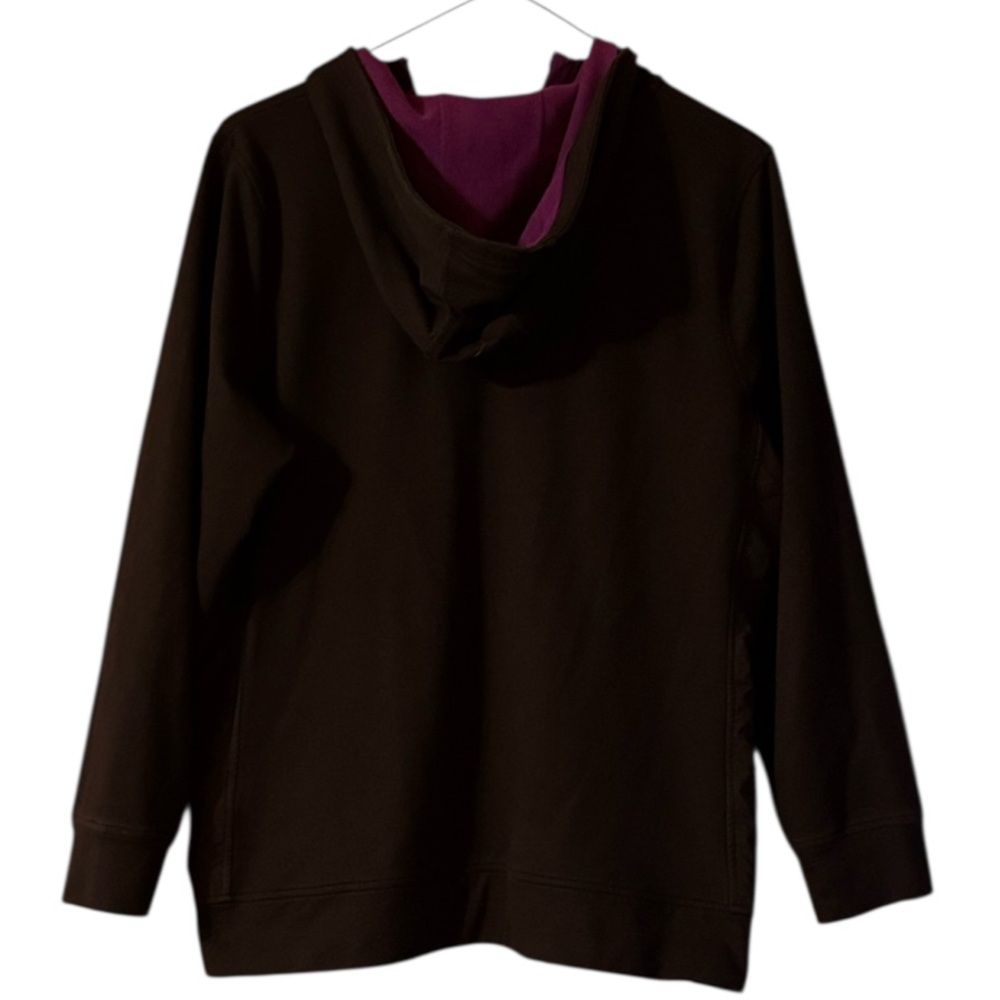 Ralph Lauren Black and Purple Active Hoodie, Lauren active, 2 pockets (OLCC)